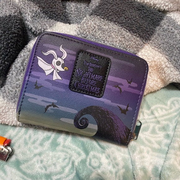 Disney  Loungefly Jack & Sally mini backpack & wallet - Picture 8 of 14